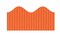 Bordette Scalloped Bulletin Board Border 2.25" x 50 Ft Roll – Classroom Decorative Trim, Multiple Colors Available (Gold, Black, Blue, Red & More)